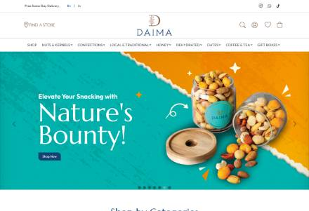 Diama Ecommerce Website design Dubai