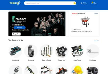 Toolbuy Ecommerce website design and development