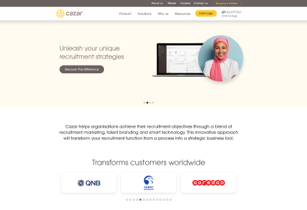 Cazar Website design and developmnet